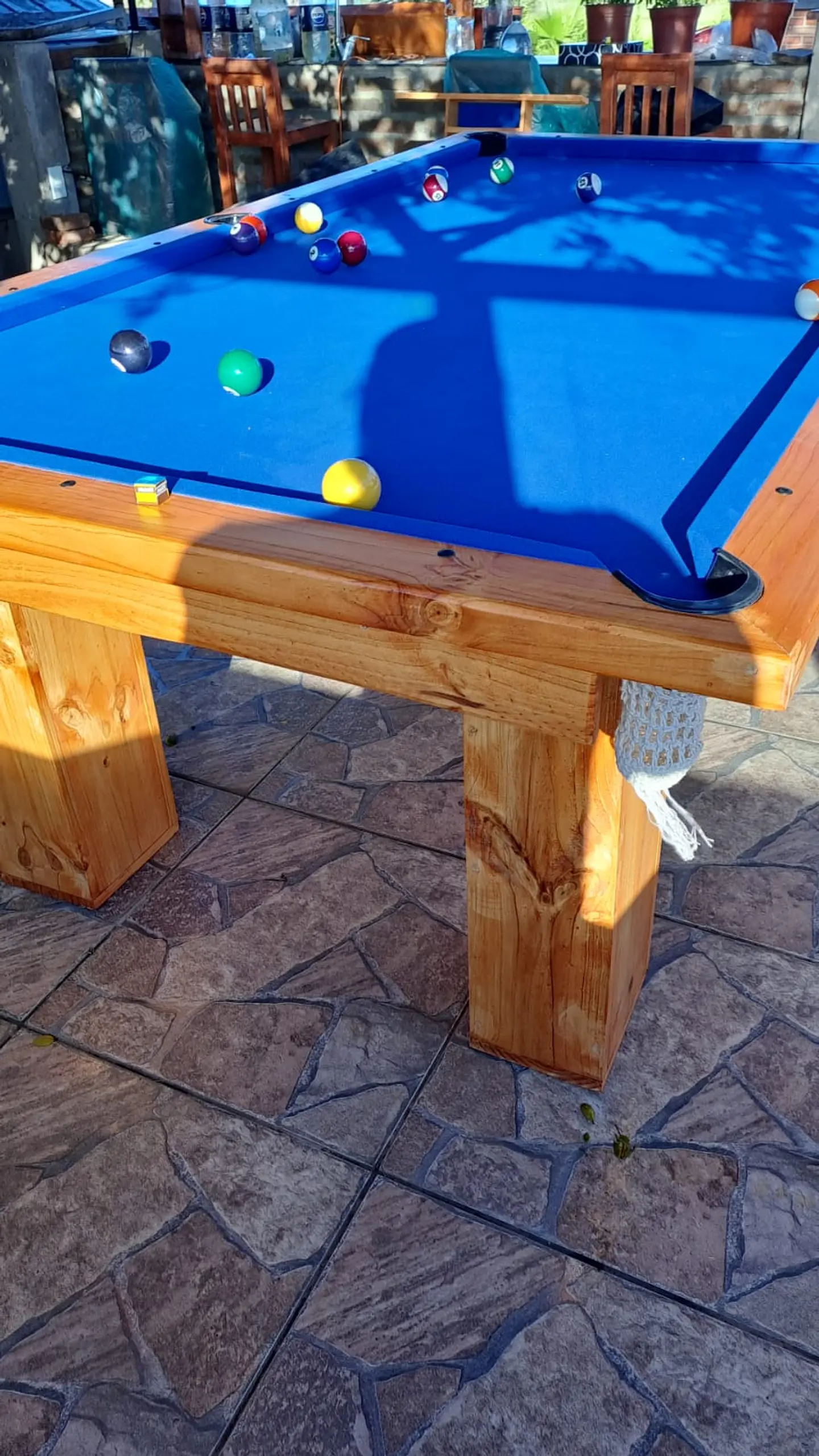  Mesa de Pool 2.58 x 1.40 Con Cubierta  3