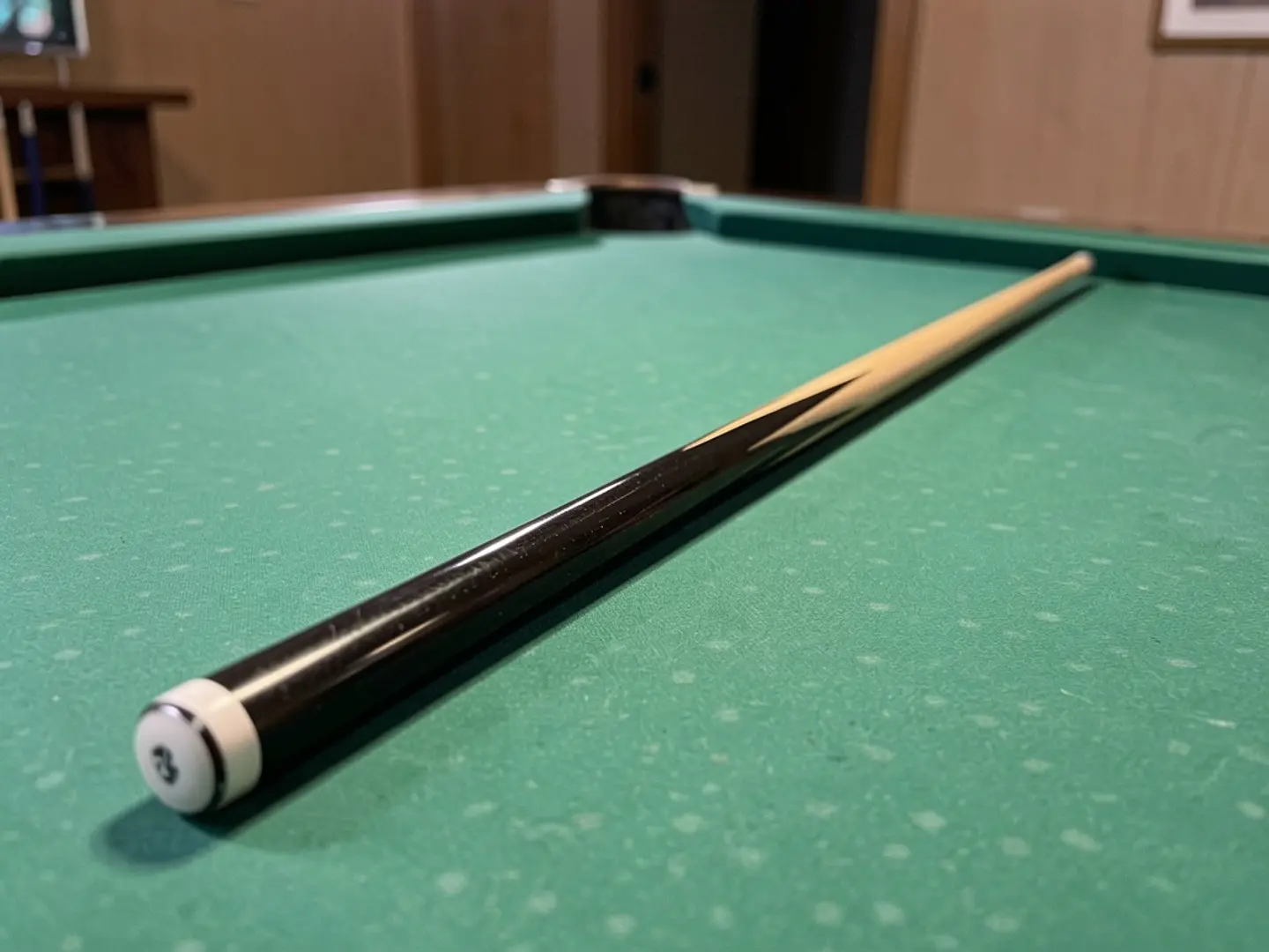 Taco de Pool Ramin 57” (145 cm) Taco Profesional de 1 Pieza 1