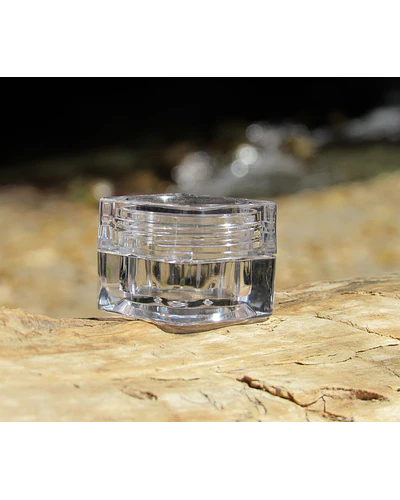 Envase acrilato 5ml cuadrado