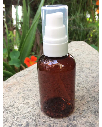 Botella Ámbar 70ml con Bomba 