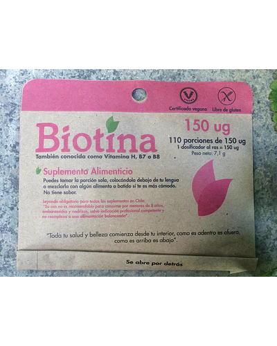 Biotina 150ug