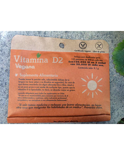 Vitamina D2 800 UI 