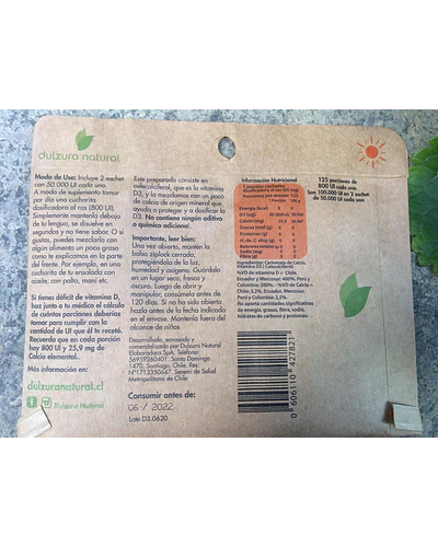 Vitamina D3 800 UI