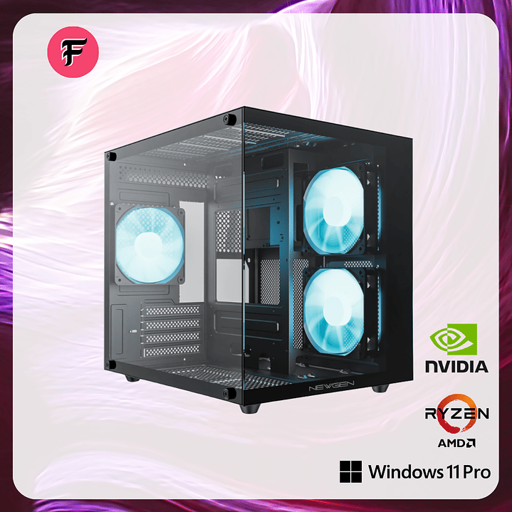 PC GAMER RTX 5060 | RYZEN 5 9600X | 32 GB RAM DDR5 | 1 TB SSD | PLACA A620 1