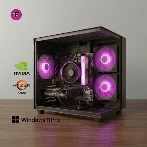 PC GAMER RTX 5050 / RYZEN 5 5500 / PLACA B550