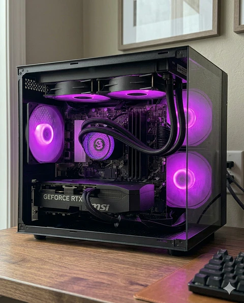 PC GAMER RTX 5070 / INTEL I9 14900KF / 64 GB RAM DDR5 / 2 TB SSD / PLACA B760