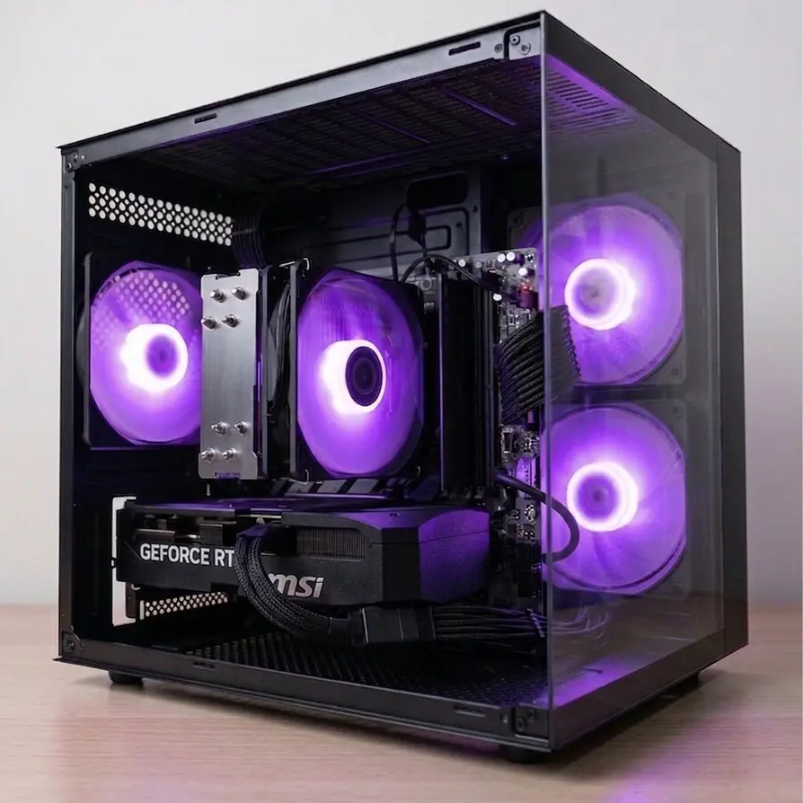 PC GAMER RTX 5070 12 GB / RYZEN 7 9800X3D / PLACA B850 1