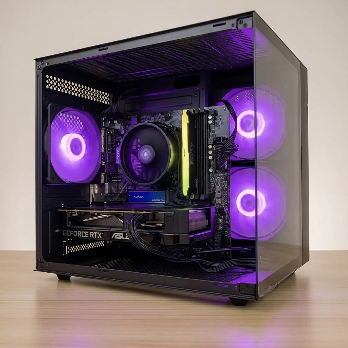 PC GAMER RTX 5060 / RYZEN 5 5500 / PLACA A520 1