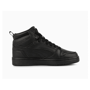 Zapatillas Puma Rebound V6 Cadete Mono Negro