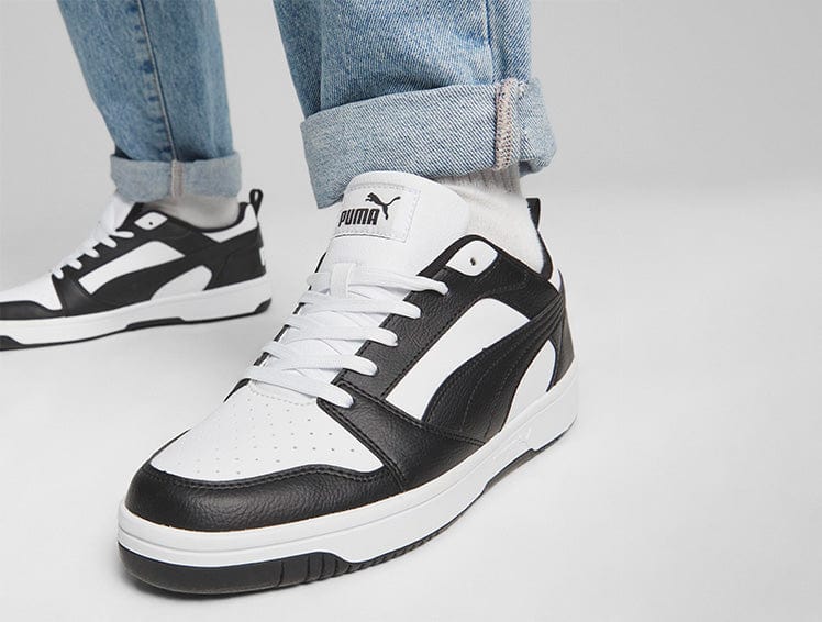 Zapatillas Puma Rebound V6 Low Hombre Negro 2