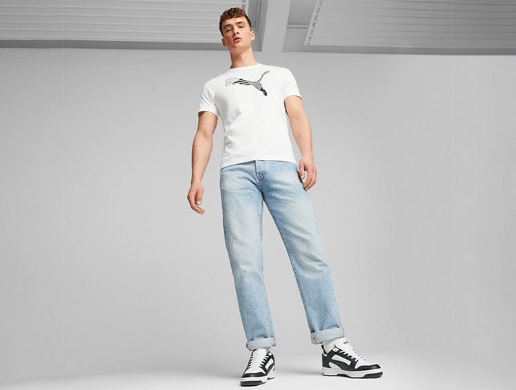 Zapatillas Puma Rebound V6 Low Hombre Negro 4