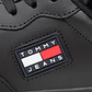 Zapatilla Tommy  Basket Leather  Hombre Negro - Miniatura 3