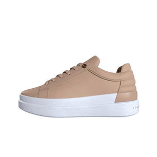 Zapatilla Tommy Feminine Elevated Mujer Beige