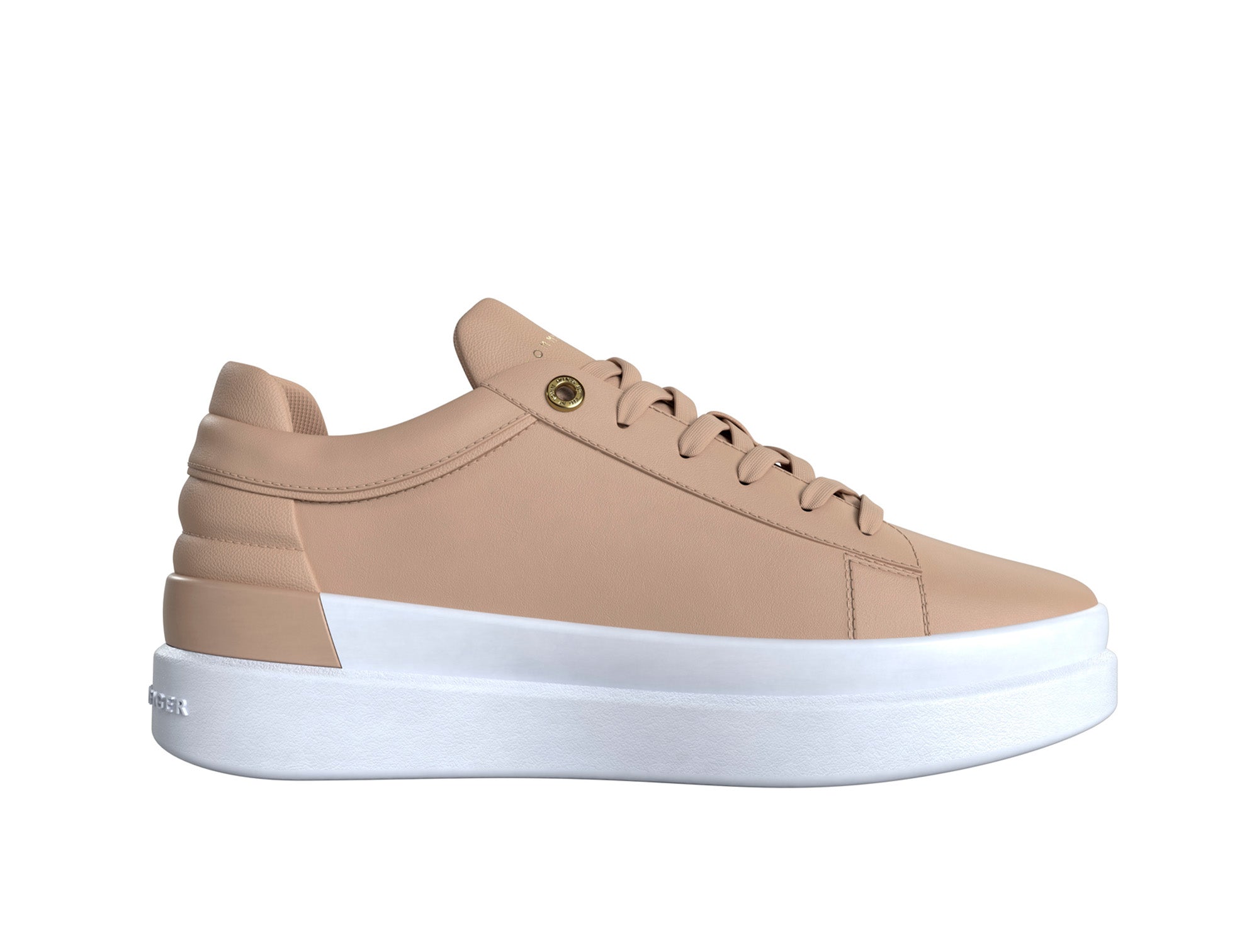 Zapatilla Tommy Feminine Elevated Mujer Beige 2