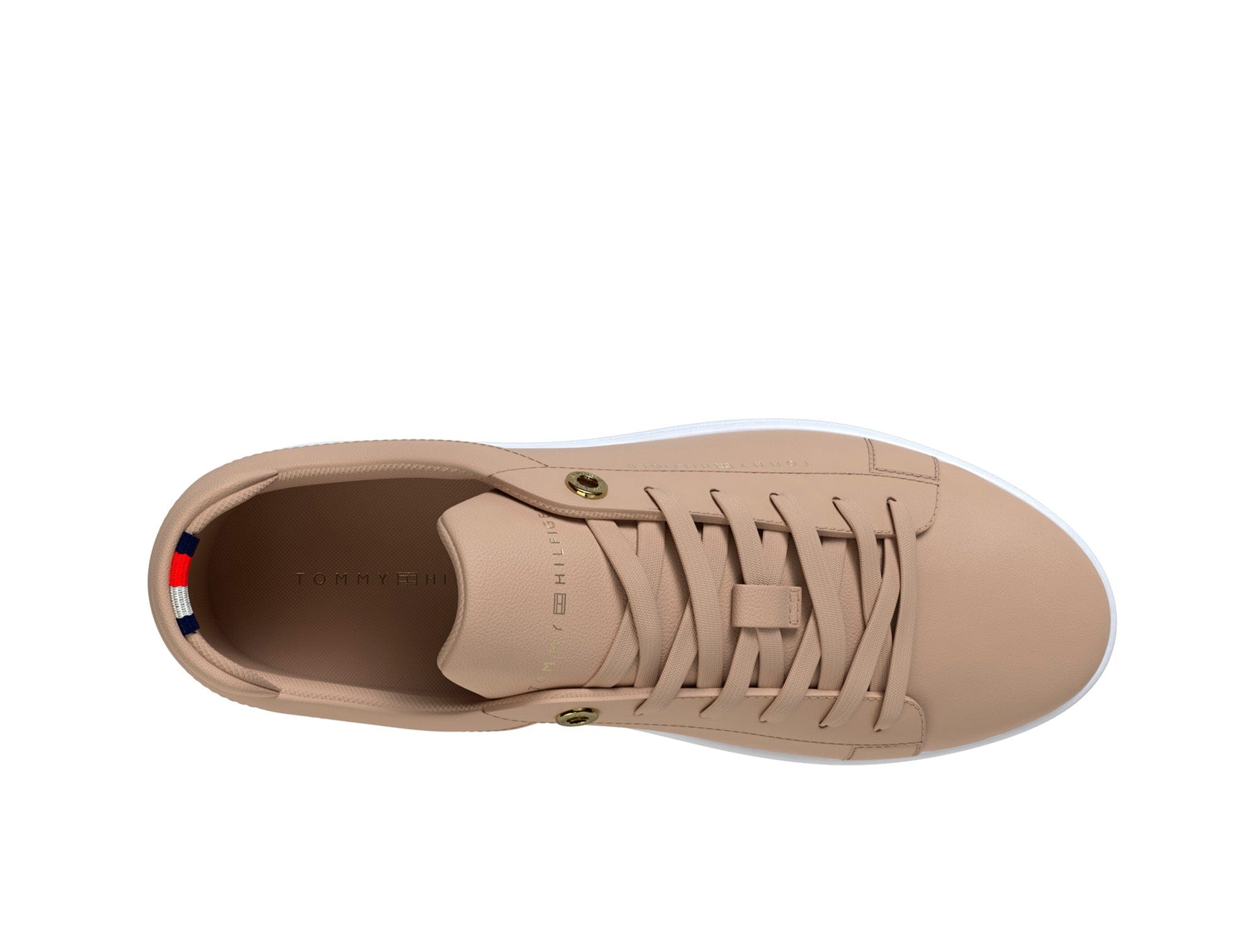 Zapatilla Tommy Feminine Elevated Mujer Beige 3