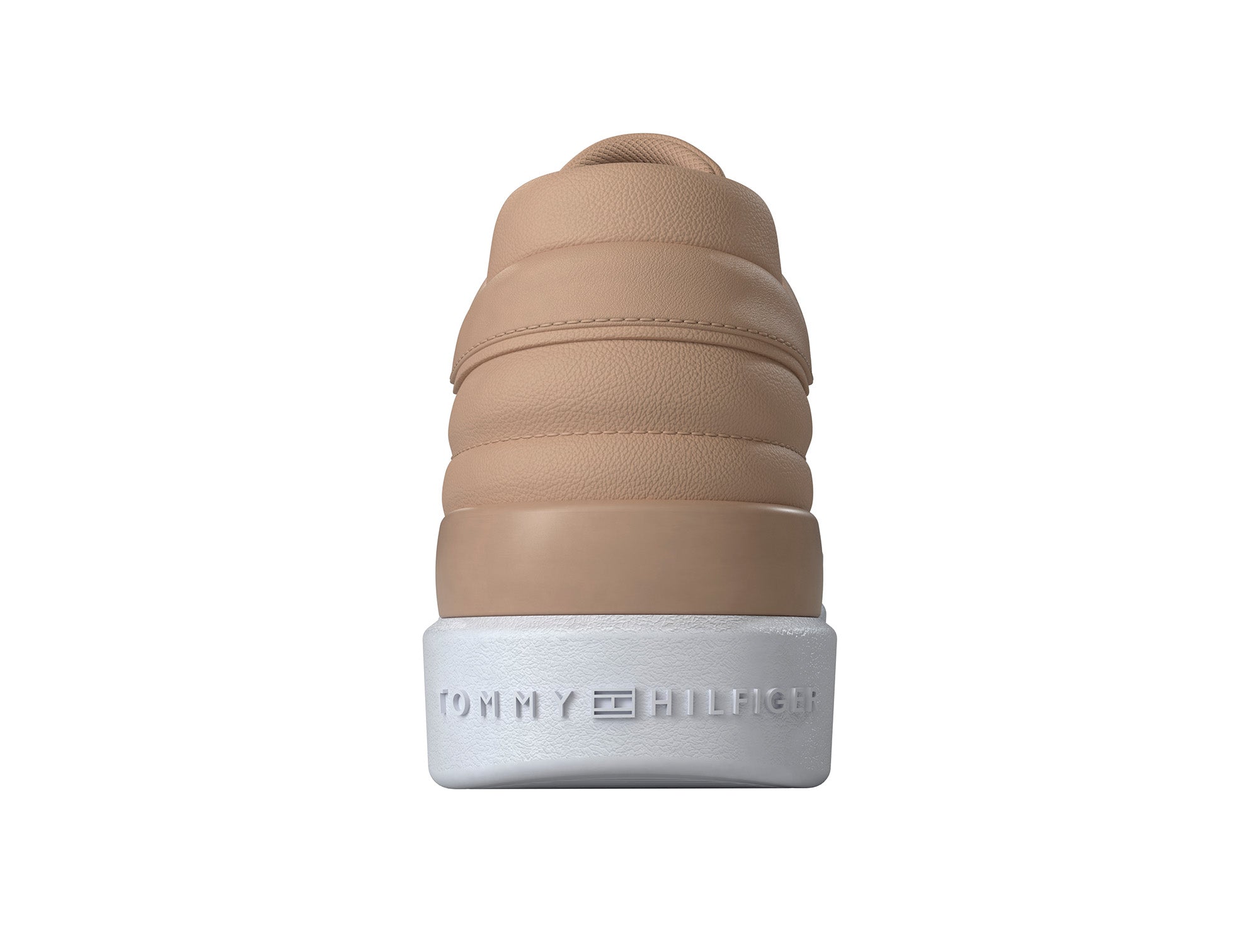 Zapatilla Tommy Feminine Elevated Mujer Beige 4