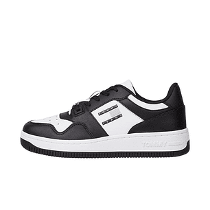 Zapatilla Tommy Jeans  Retro Low Fanc Mujer Negro
