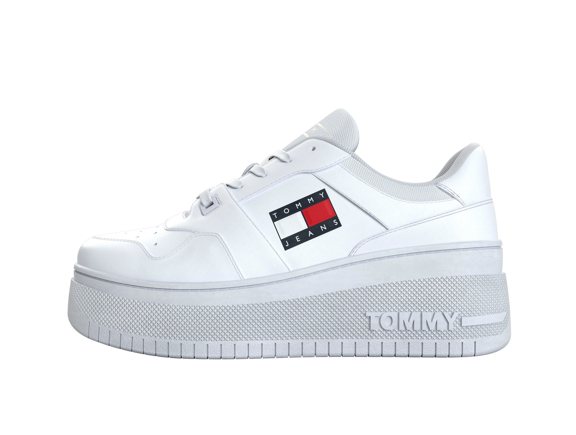 Zapatilla Tommy Meg Flatform Option 1 Mujer Blanco 1