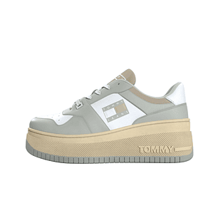 Zapatilla Tommy Meg Flatform Option 1 Mujer Blanco