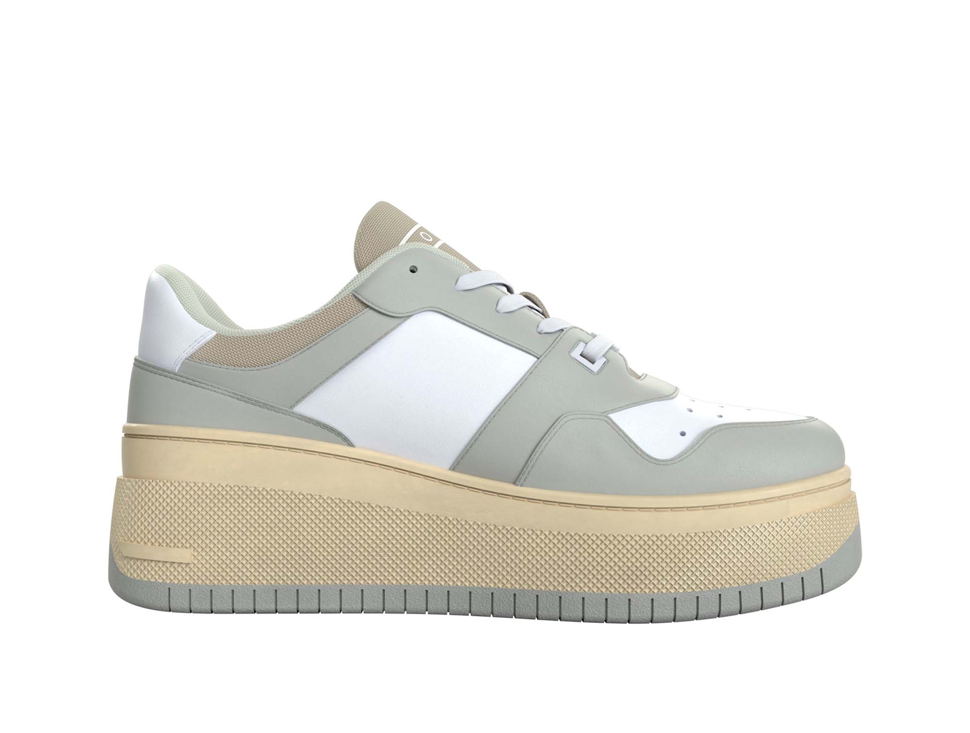 Zapatilla Tommy Meg Flatform Option 1 Mujer Blanco 2