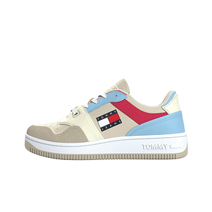 Zapatilla Tommy Meg Low Ace Stony Mujer Beige