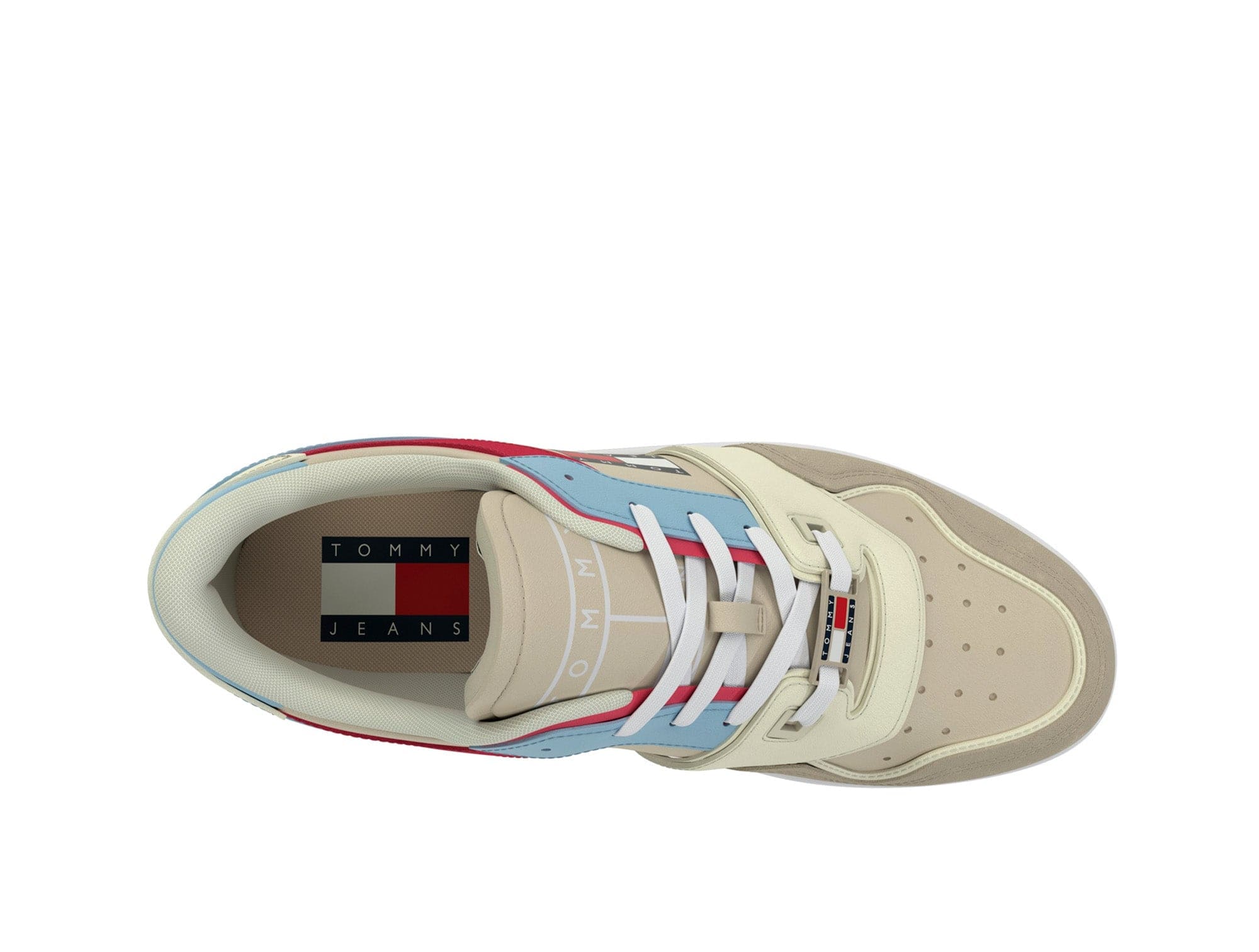 Zapatilla Tommy Meg Low Ace Stony Mujer Beige 3