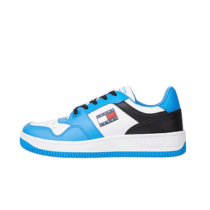 Zapatilla Tommy Retro Basket Hombre Azul