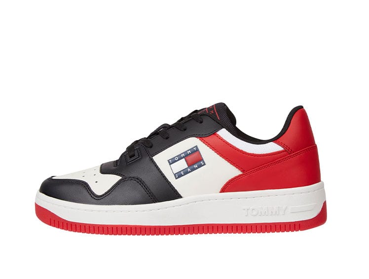 Zapatilla Tommy Retro Basket Hombre Blanco 1