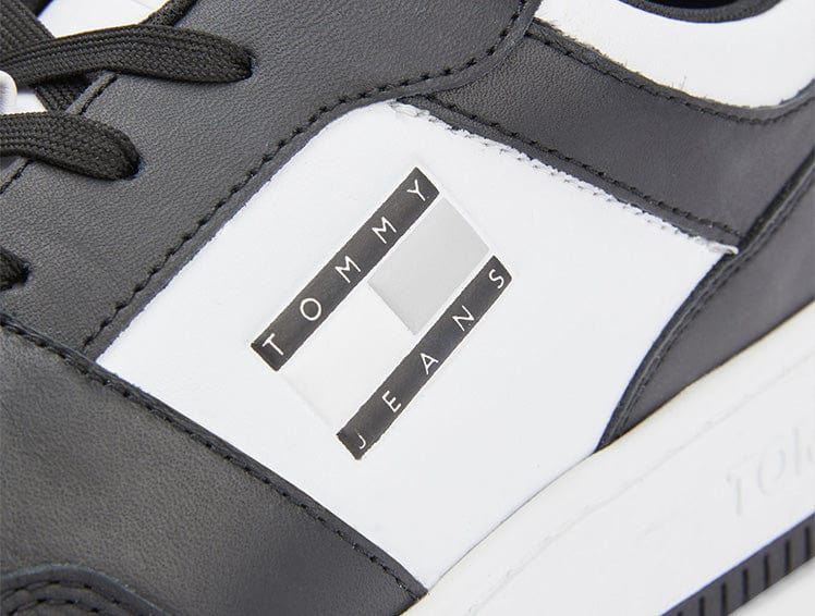 Zapatilla Tommy Retro Basket Hombre Negro 2