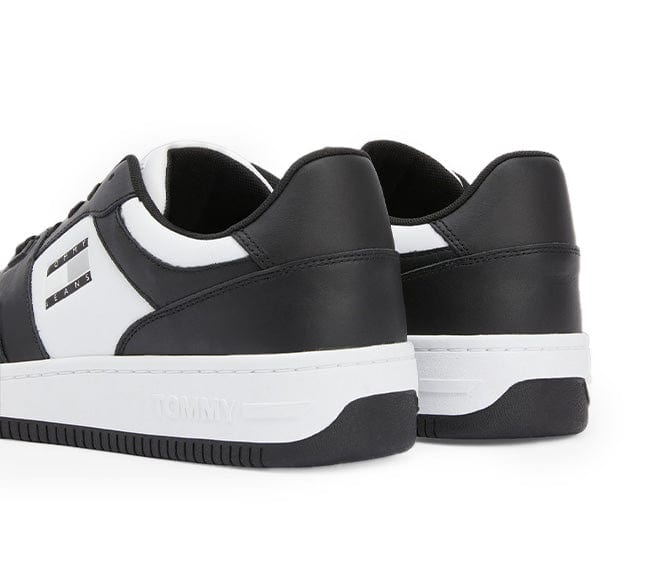 Zapatilla Tommy Retro Basket Hombre Negro 4