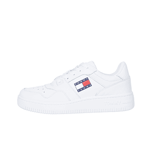 Zapatilla Tommy Retro Basket Mujer Blanco