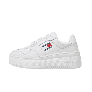 Zapatilla Tommy Retro Basket Mujer Blanco