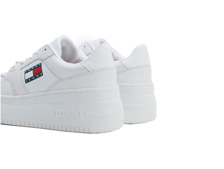 Zapatilla Tommy Retro Basket Mujer Blanco 4