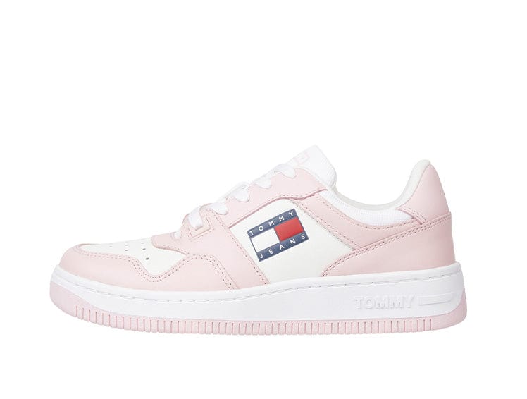 Zapatilla Tommy Retro Basket Mujer Rosado 1