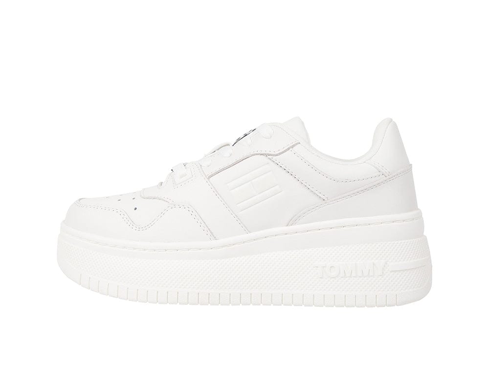 Zapatilla Tommy Retro Basket Plataforma Mujer Blanco 1