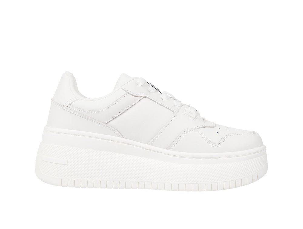 Zapatilla Tommy Retro Basket Plataforma Mujer Blanco 3