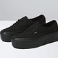 Zapatilla Vans Authentic Stackform (Canvas) Mujer Negro - Miniatura 4
