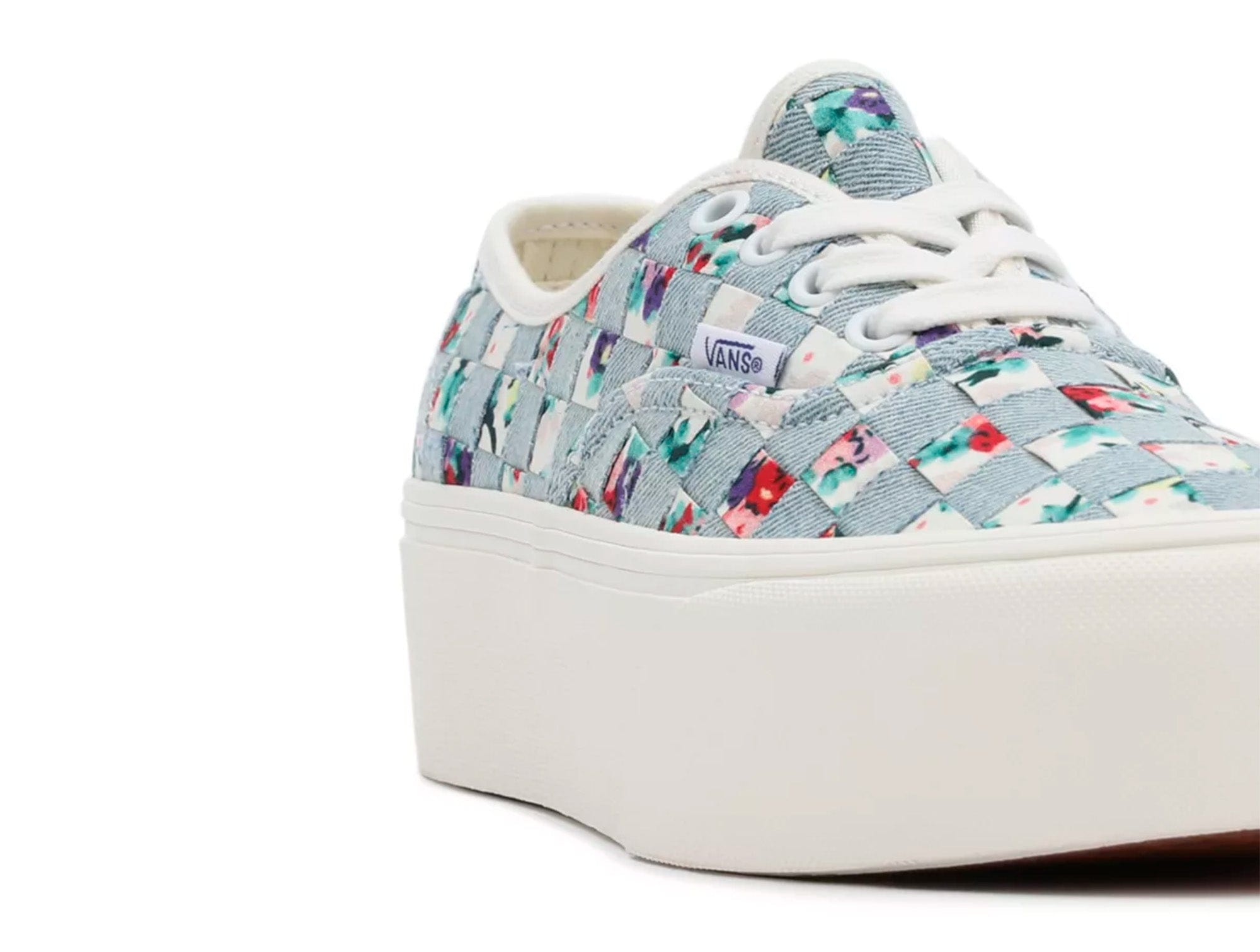 Zapatilla Vans Authentic Stackform (Woven) Mujer Celeste 3