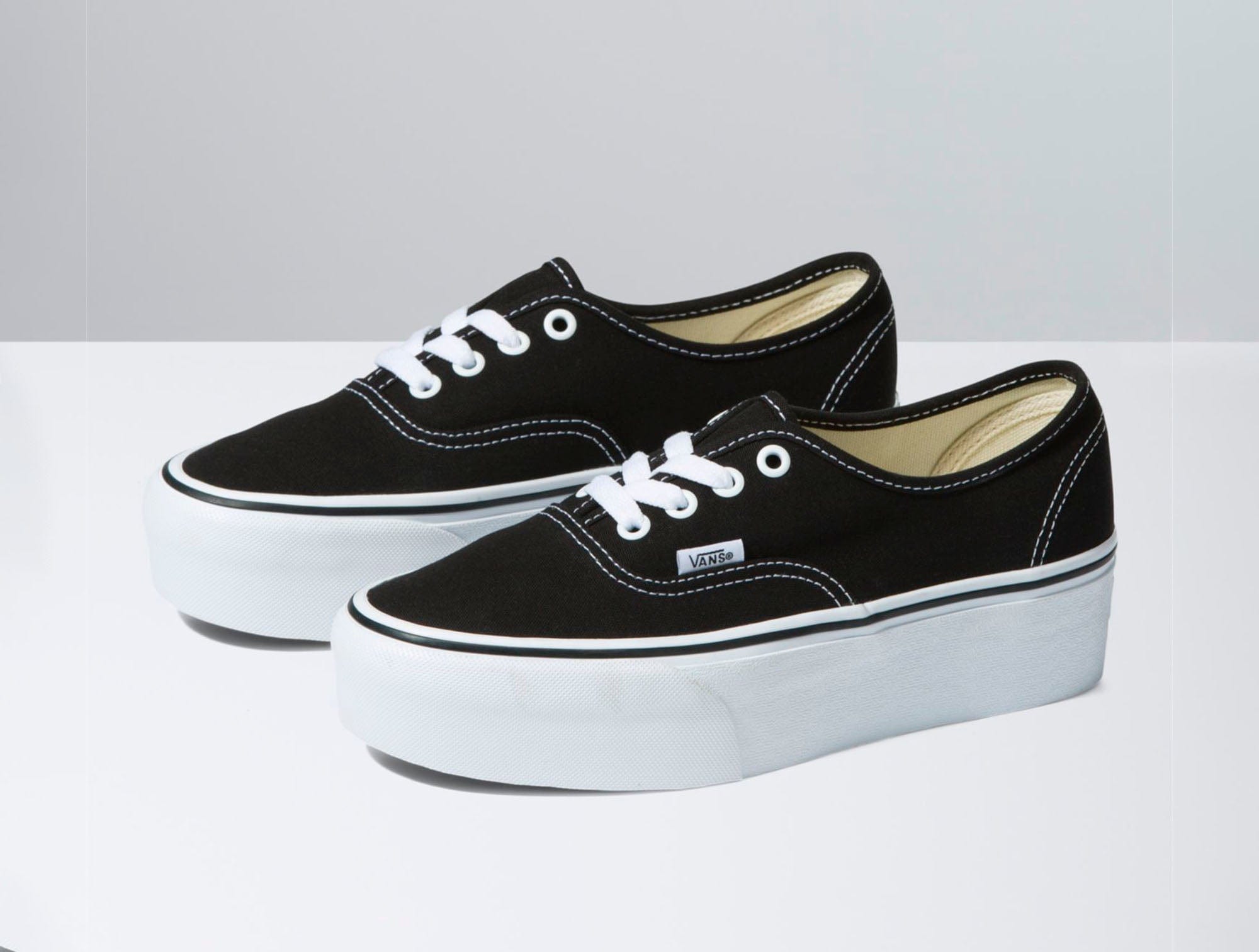 Zapatilla Vans Authentic Stackform Mujer Negro 2