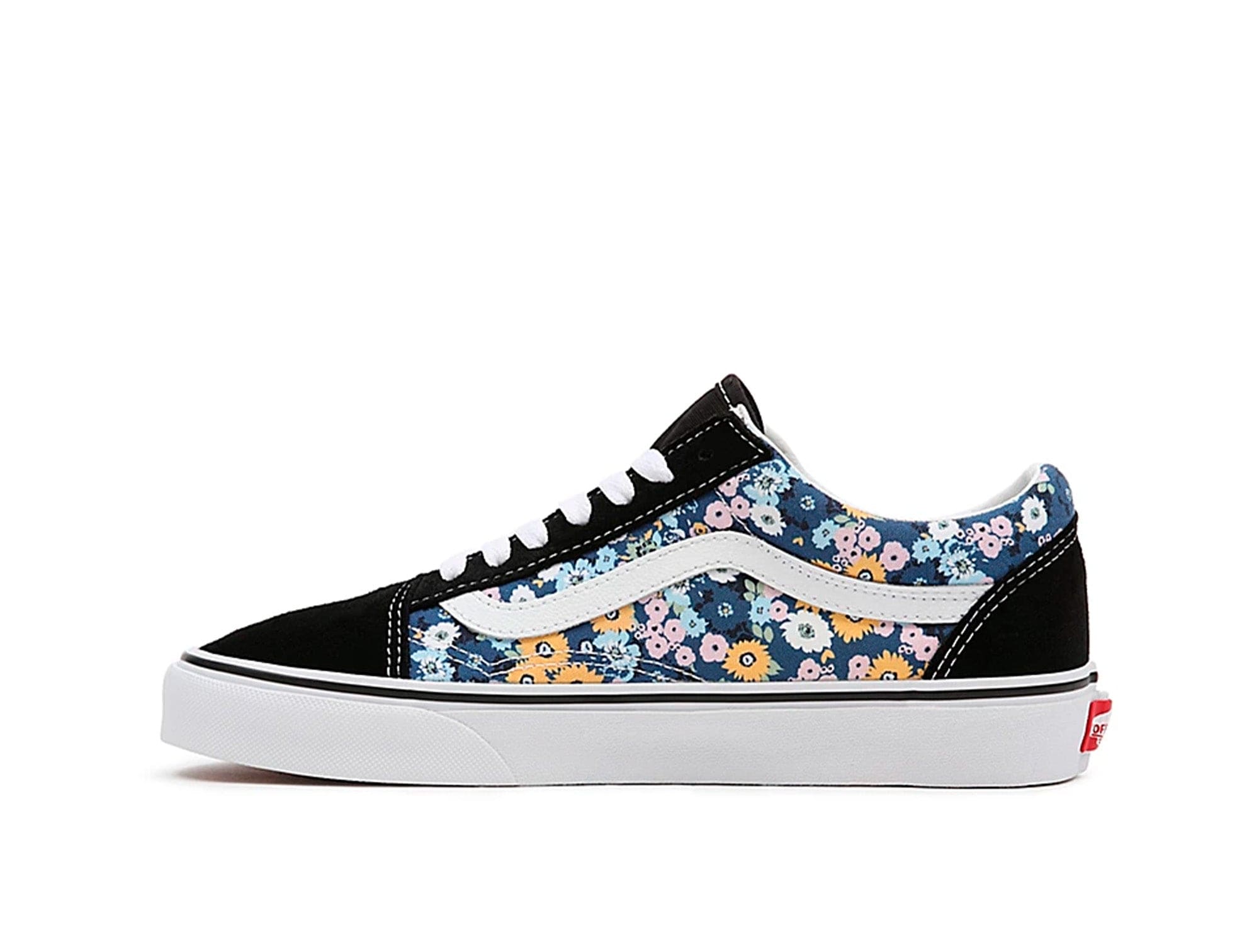Zapatilla Vans Old Skool Floral Mujer Negro 2