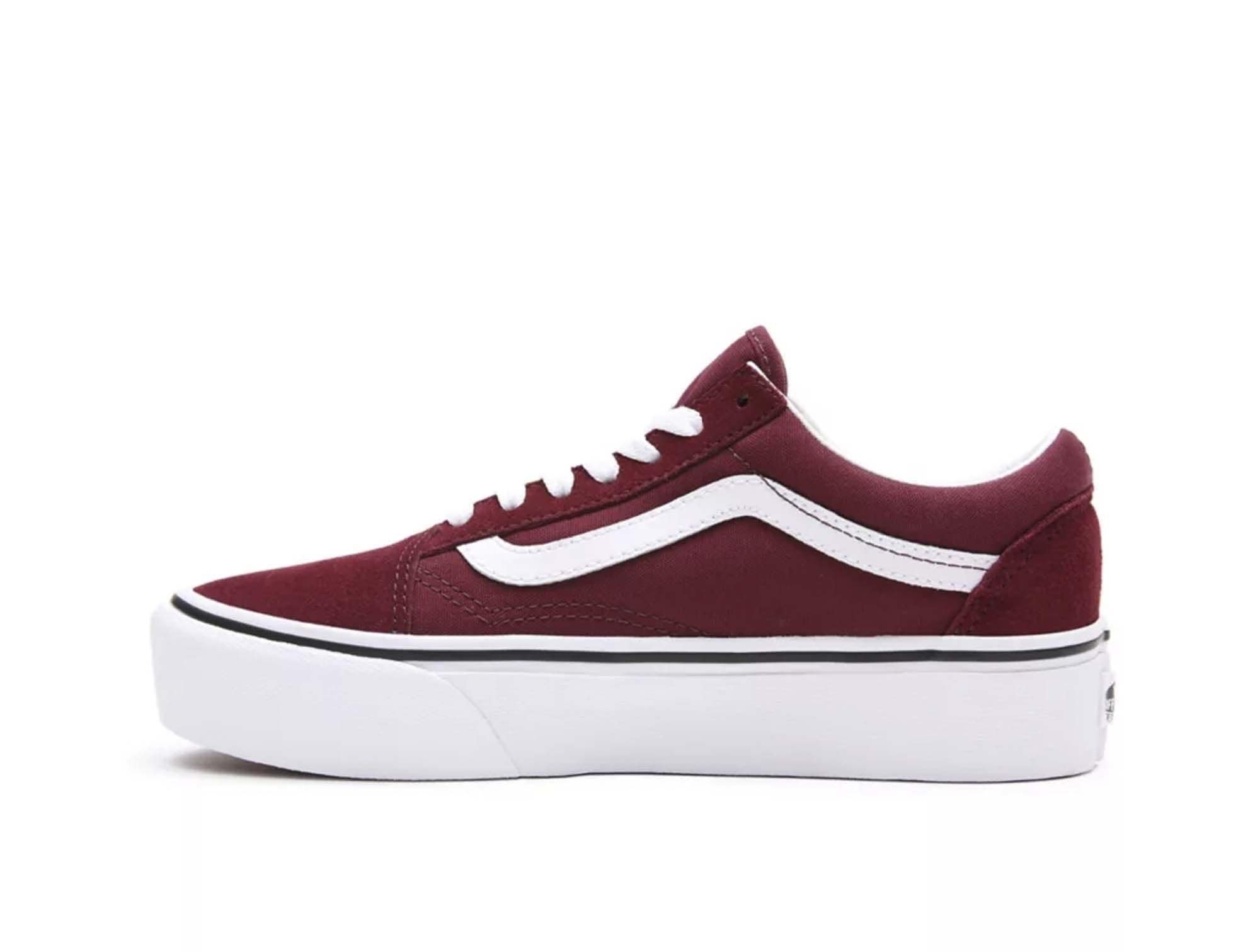 Zapatilla Vans Old Skool Mujer Burdeo 2