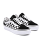 Zapatilla Vans Old Skool Plataforma Checker Mujer Negro - Miniatura 4