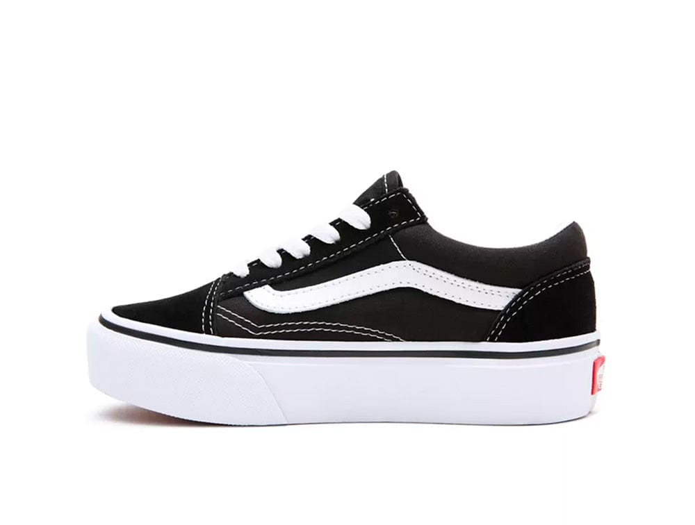 Zapatilla Vans Old Skool Plataforma Junior Negro 2