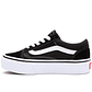 Zapatilla Vans Old Skool Plataforma Junior Negro - Miniatura 2