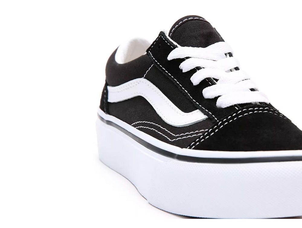 Zapatilla Vans Old Skool Plataforma Junior Negro 3