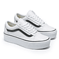 Zapatilla Vans Old Skool Plataforma Mujer Blanco - Miniatura 2
