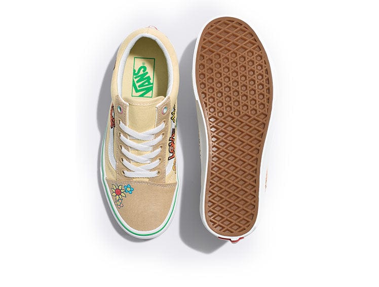 Zapatilla Vans Old Skool Sesamo Junior Amarillo 5