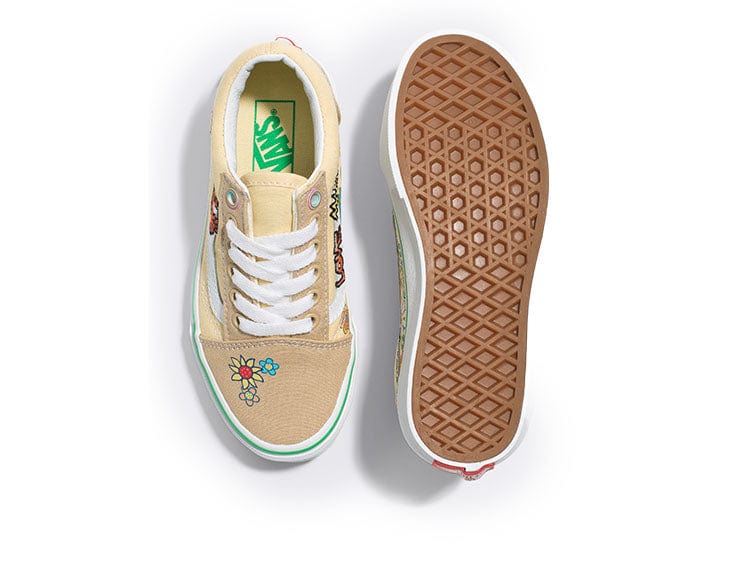 Zapatilla Vans Old Skool Sesamo Unisex Amarillo 4