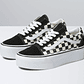 Zapatilla Vans Old Skool Stackform Checker Mujer Negro - Miniatura 5