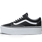 Zapatilla Vans Old Skool Stackform Cuero Mujer Negro - Miniatura 2